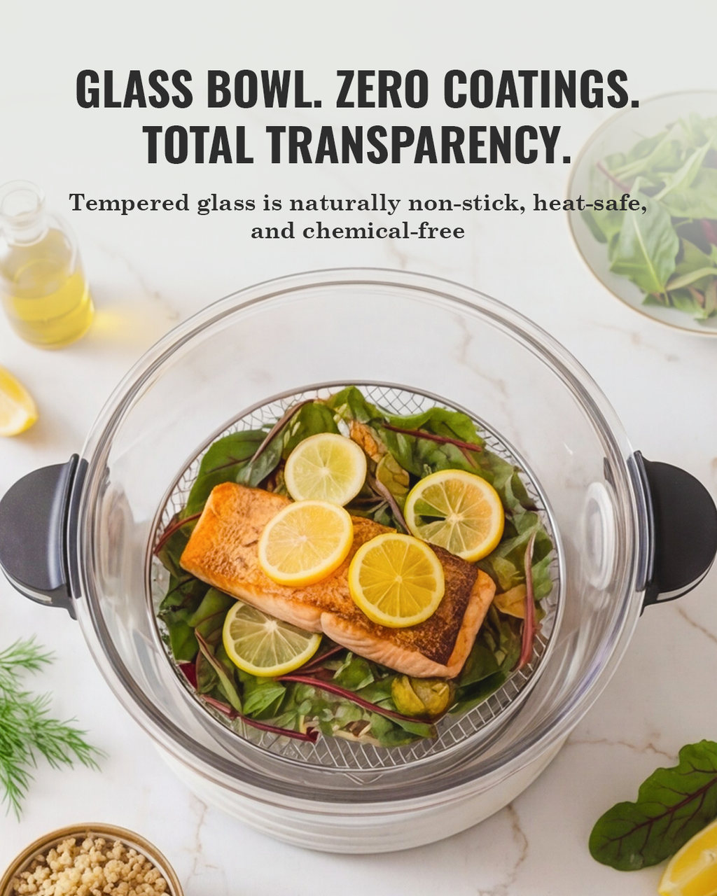 Classic Self-Cleaning Air Fryer™ & Non-Toxic Air Fryer™ - Sage Green