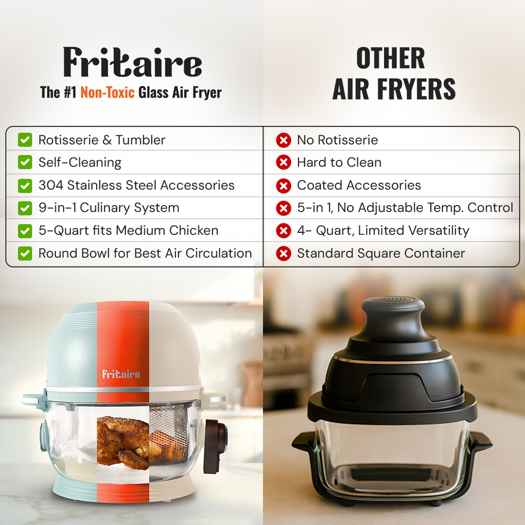 Classic Self-Cleaning Air Fryer™ & Non-Toxic Air Fryer™ - Orange