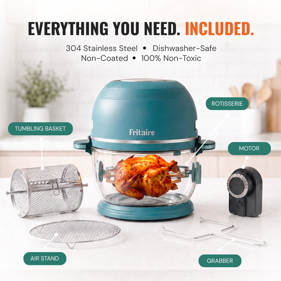 Classic Self-Cleaning Air Fryer™ & Non-Toxic Air Fryer™ - Orange
