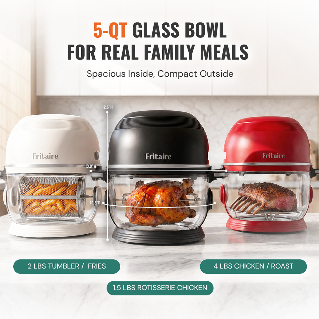Classic Self-Cleaning Air Fryer™ & Non-Toxic Air Fryer™ - Orange