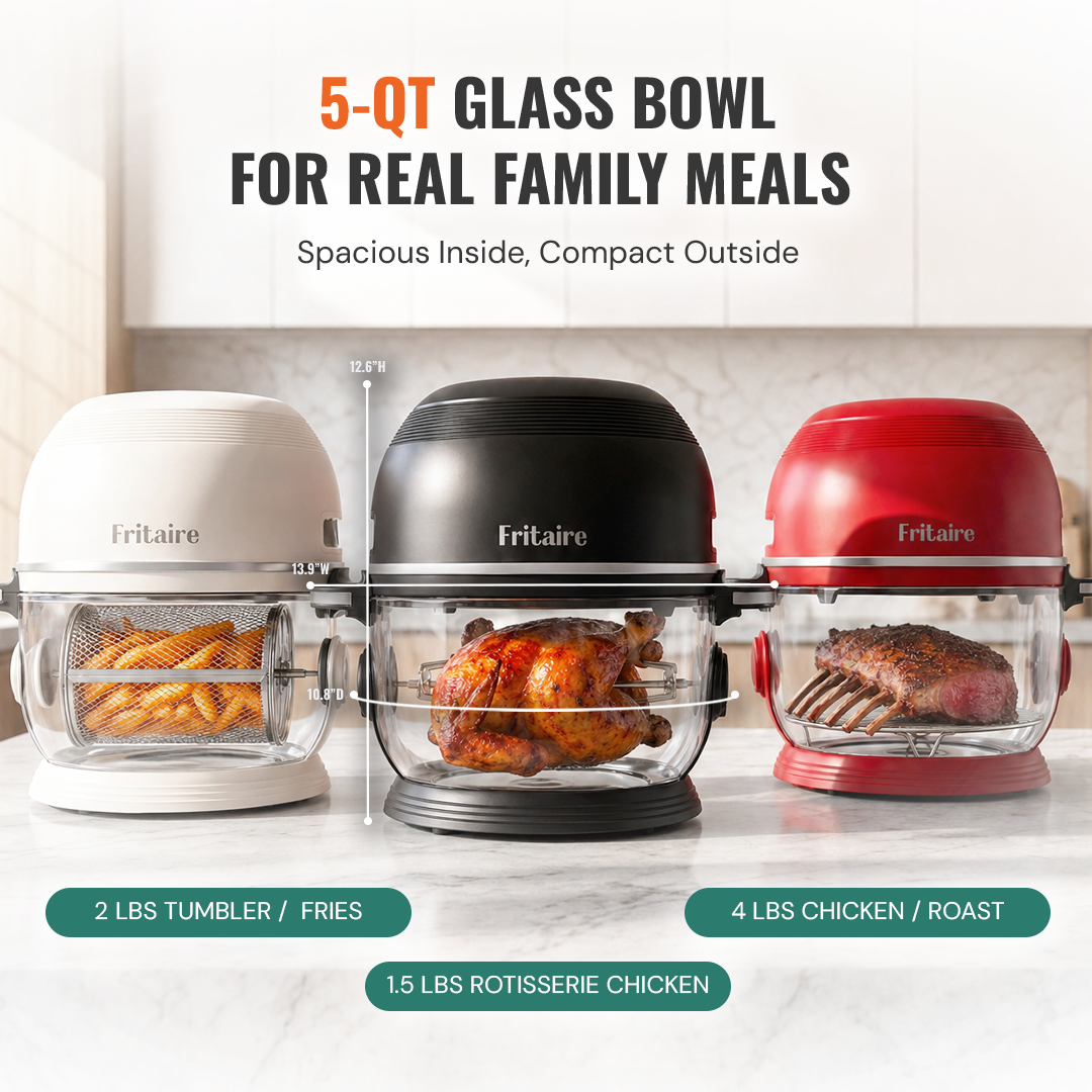 Classic Self-Cleaning Air Fryer™ & Non-Toxic Air Fryer™ - Orange