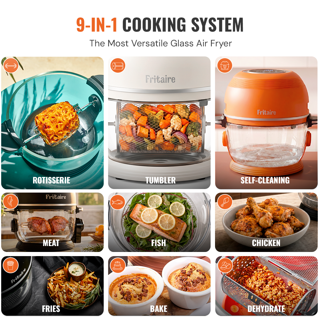 Classic Self-Cleaning Air Fryer™ & Non-Toxic Air Fryer™ - Cherry