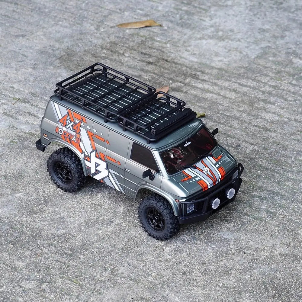 1/18 CR18P EVO V2 RC 4WD Van Brushed Simulation Crawler RTR with Controllable LED Lights Electric Rocking Toy Truck