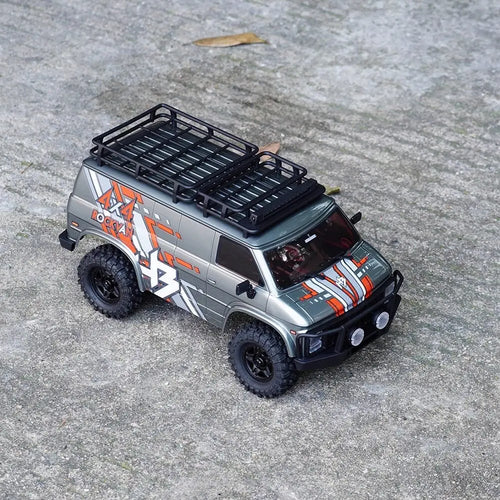 1/18 CR18P EVO V2 RC 4WD Van Brushed Simulation Crawler RTR with Controllable LED Lights Electric Rocking Toy Truck