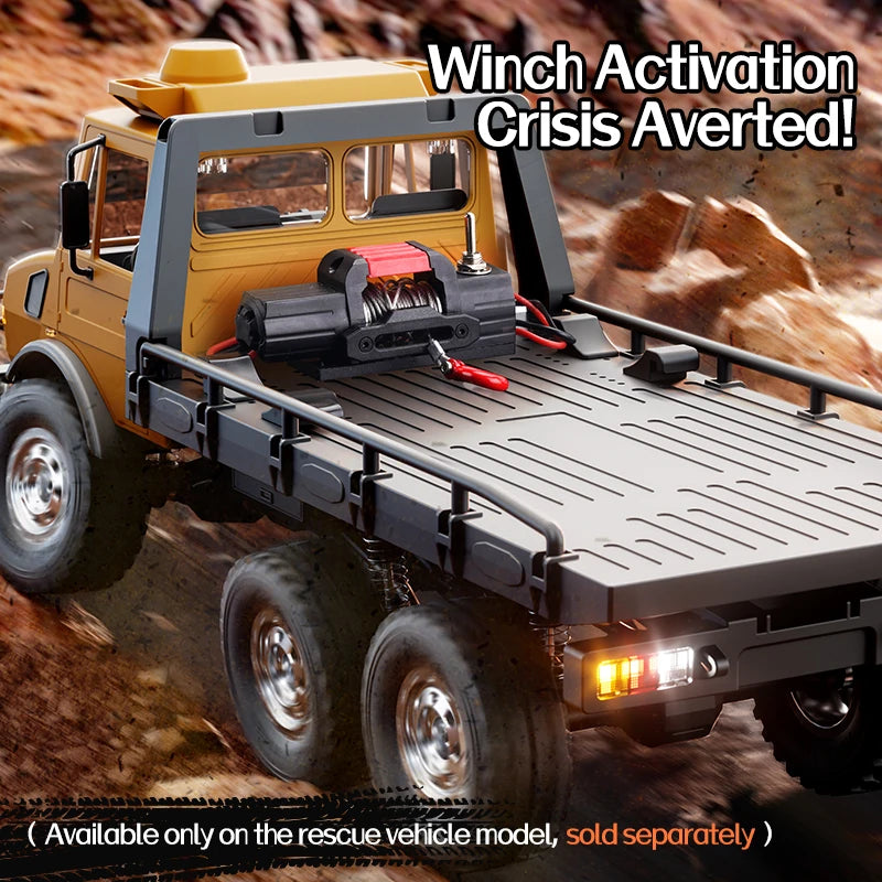 2026 New JJRC C8823 1/18 6x6 Off-Road Rc Car -Metal Chassis Crawler Dual Speed Gearbox 370 Motor Rc Truck RTR Adult Boys' Toys.