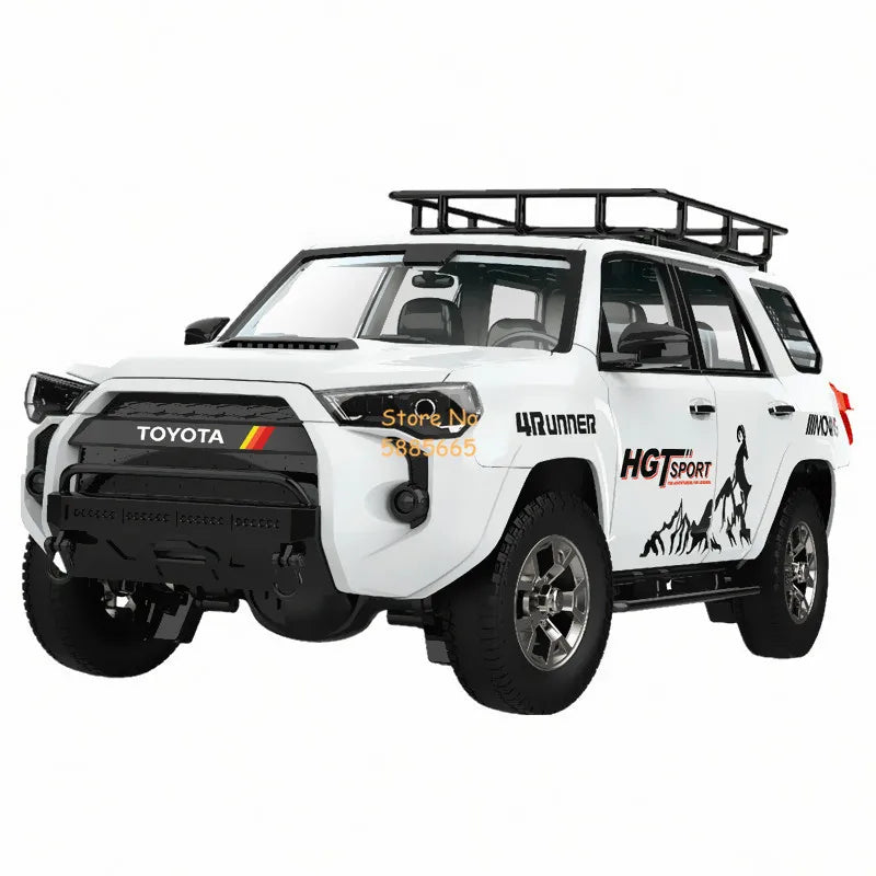 1/18 High Simulation All Terrain Off Road Electric RC Car Truck 2.4G Lighting Smoke Sound Effects 4WD Remote Control Car Boy Toy