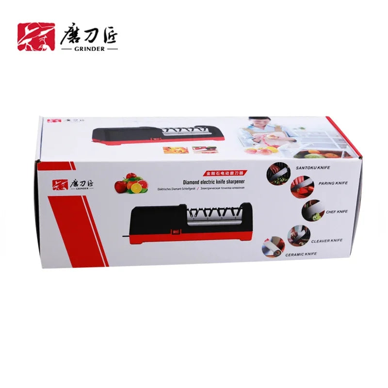 TAIDEA  Professional Electric Knife Sharpener EU PLUG Grit 360/600/1000# and Polishing Sharpening Stone GrindStone Power18W