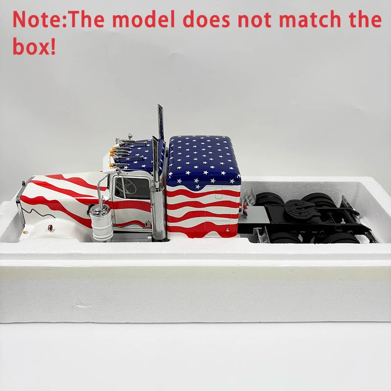 KK Diecast 1:18 Scale KENWORTH W900 & K100 Long Head Heavy Truck Trailer Alloy Car Model Adult Collection Gift Display