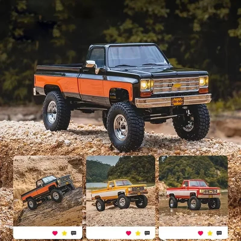 Fms Fcx18 1:18 K10 Rc Pickup Truck 4wd Off-Road Classic Retro Climbing Rc Car Model RTR Remote Control Car For Adults Gifts