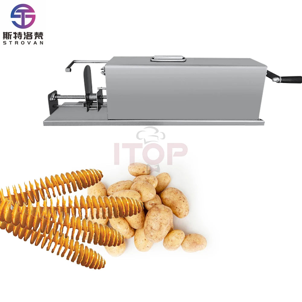 STLF JW Spiral Cutting Machine Chips Machine Kitchen Accessories Cooking Tools Chopper Potato Chip