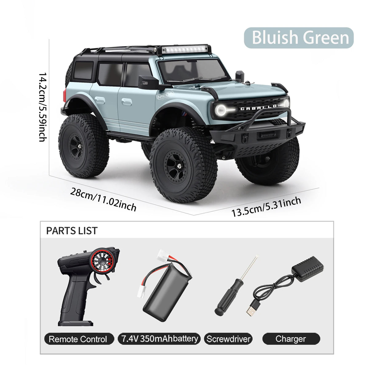 WLtoys 184023 RC Rock Crawler 1/18 4WD Off Road RC Truck with LED Light 2.4GHz Remote Control Two Speed Climbing Vehicle RTR Toy