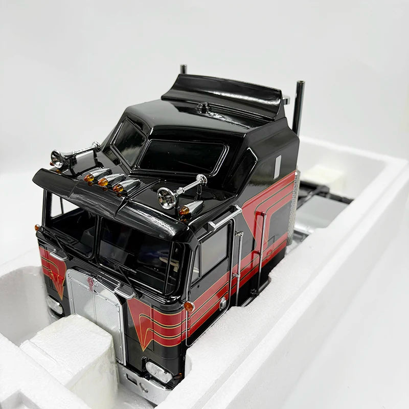 KK Diecast 1:18 Scale KENWORTH W900 & K100 Long Head Heavy Truck Trailer Alloy Car Model Adult Collection Gift Display