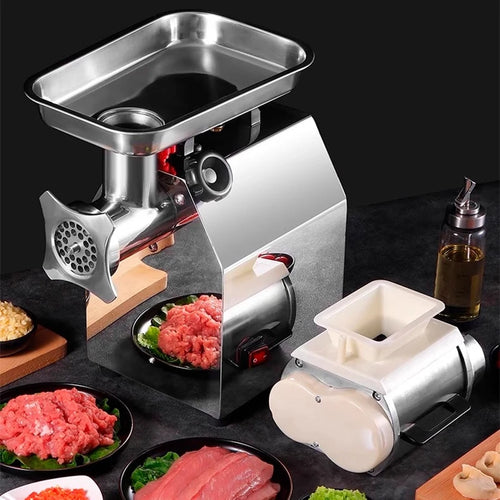 #1300W/1500W Meat Grinder Electric Stainless Steel Multifunctional Sausage Stuffer Desktop Meat Mincer 220V/110V