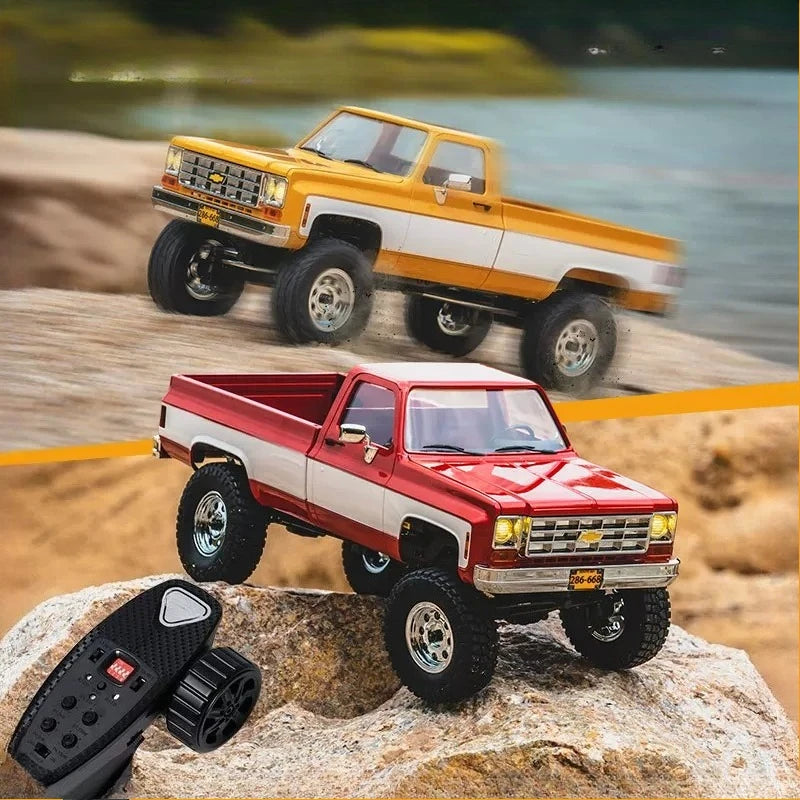 FMS FCX-K10 1/18 RC 4WD Simulation Remote Control Car Two-speed High-performance Pickup Truck Model Electric Off-road Toy Car