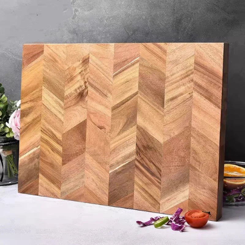 1pc Acacia wood cutting board, rectangular cutting board, high-end kitchen panel fruit chopping board, a great gift item