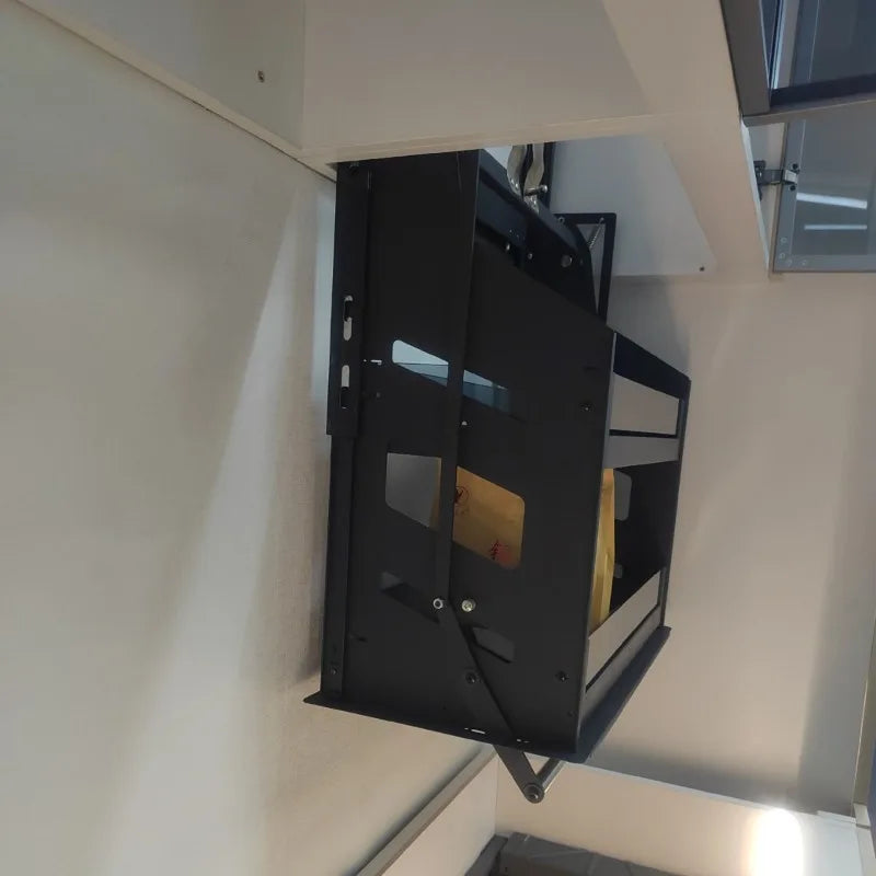 Kitchen Lift Cabinet Pull Basket Pull-down Shelving Cabinets Vertical Lifting of Seasoning Storage Rack Home Kitchen Accessories