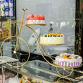 European Creative Wrought Iron Cake Rack, Bicycle Wedding Three-layer Cake Rack, Birthday Multi-layer Dessert Display Stand