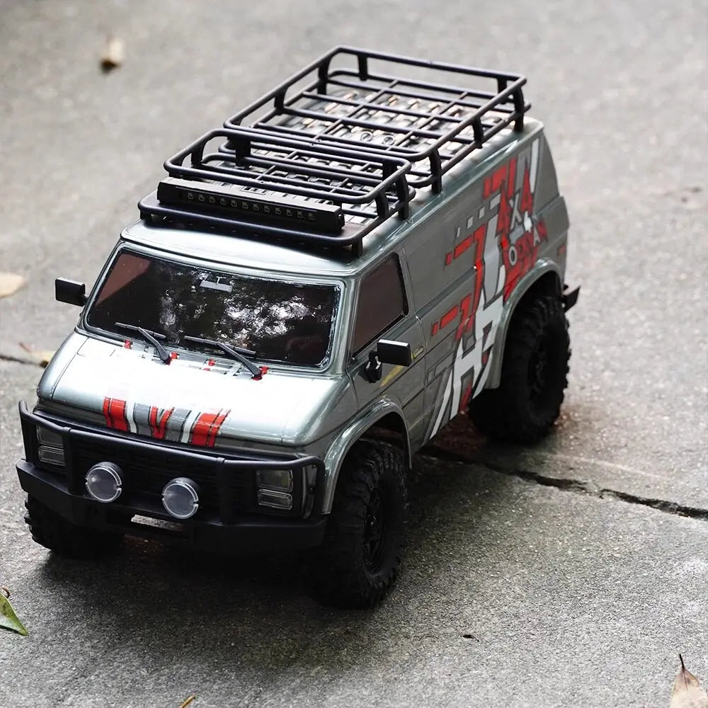 1/18 CR18P EVO V2 RC 4WD Van Brushed Simulation Crawler RTR with Controllable LED Lights Electric Rocking Toy Truck