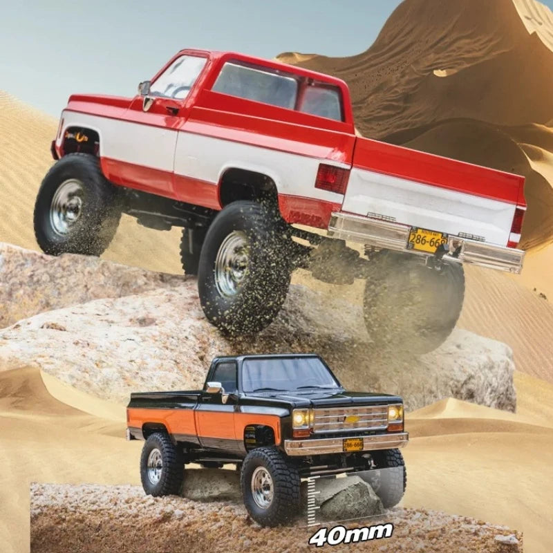 FMS FCX-K10 1/18 RC 4WD Simulation Remote Control Car Two-speed High-performance Pickup Truck Model Electric Off-road Toy Car