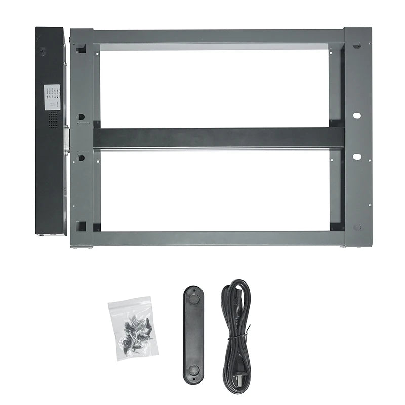 Kitchen Cabinet Lifting Basket Upper And Lower Buffer Double Door Seasoning Seasoning Basket Pull-Down Cabinet