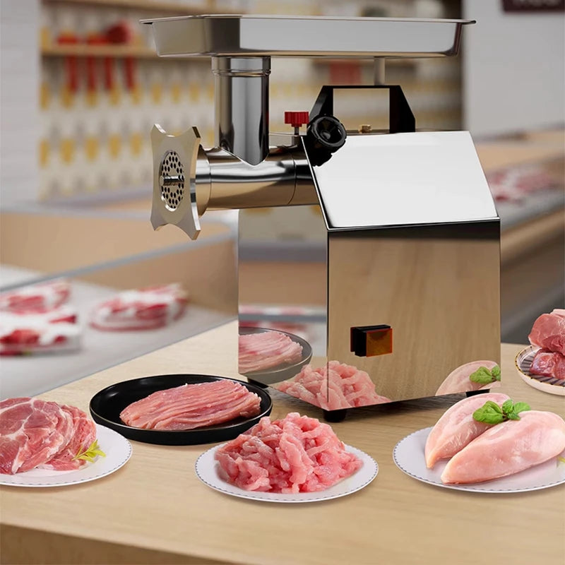 #1300W/1500W Meat Grinder Electric Stainless Steel Multifunctional Sausage Stuffer Desktop Meat Mincer 220V/110V