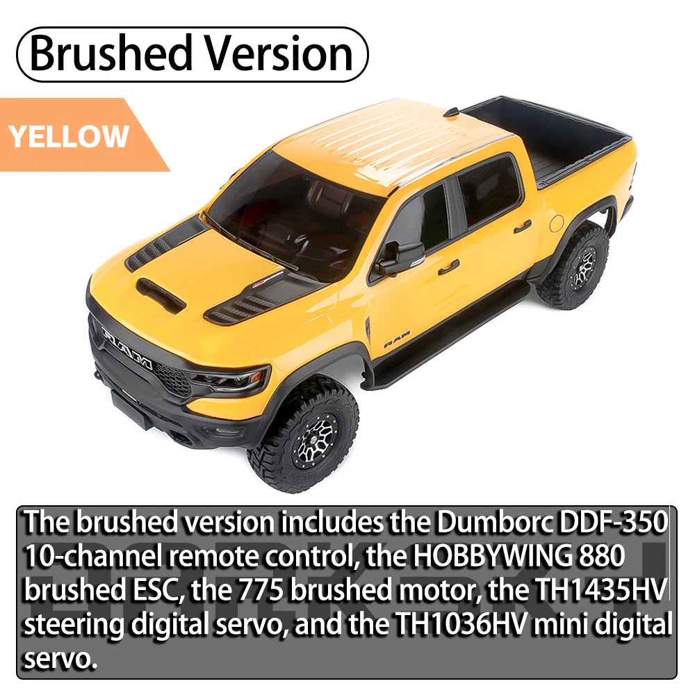 TRACTION HOBBY 1/8 TRX 1500 short-track model RC controlled electric 4wd off-road crawler truck
