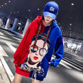 Hoodie Harajuku Style Hoodies for Women Tops Aesthetic Korean Fashion Vintage Graphic Women's Sweat-shirt Spring Autumn Crewneck