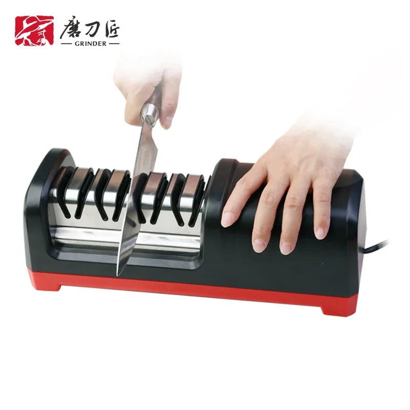 TAIDEA  Professional Electric Knife Sharpener EU PLUG Grit 360/600/1000# and Polishing Sharpening Stone GrindStone Power18W
