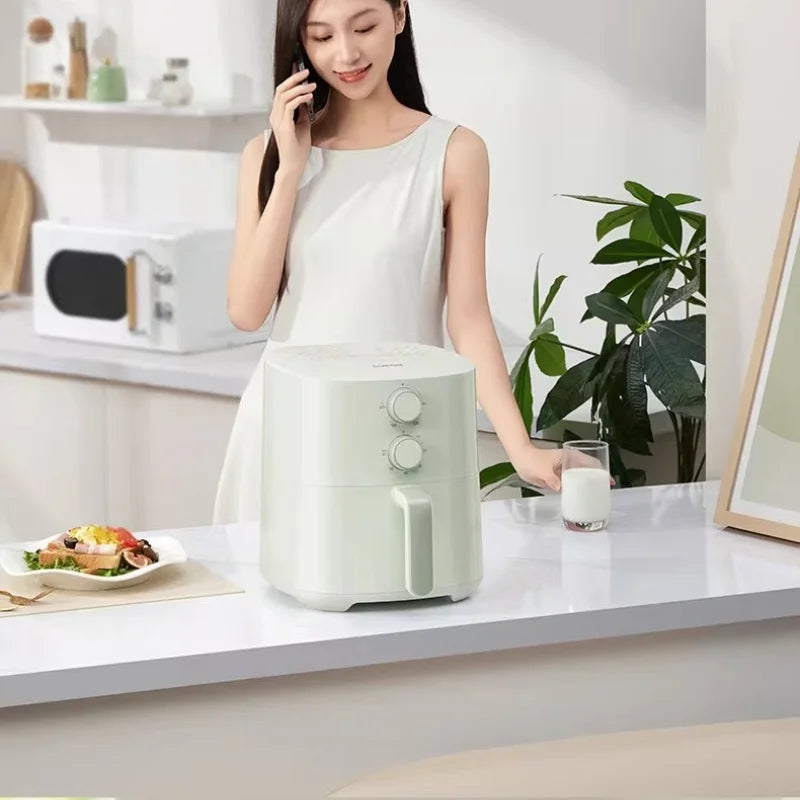Large Capacity Home Air Fryer Multifunctional Electric Cooking Machine Flip-Free Steam Function for Healthy Cooking