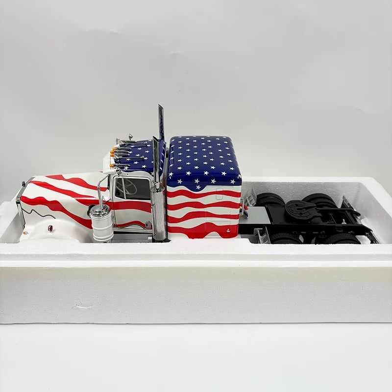 KK Diecast 1:18 Scale KENWORTH W900 & K100 Long Head Heavy Truck Trailer Alloy Car Model Adult Collection Gift Display