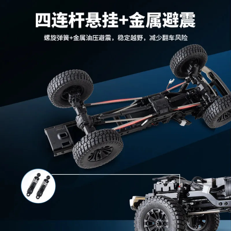 FMS 1:18 RC Brushless 4WD Off-Road Climbing Pickup Truck High Performance Remote Control Vehicle For Outdoor Hobby Enthusiasts
