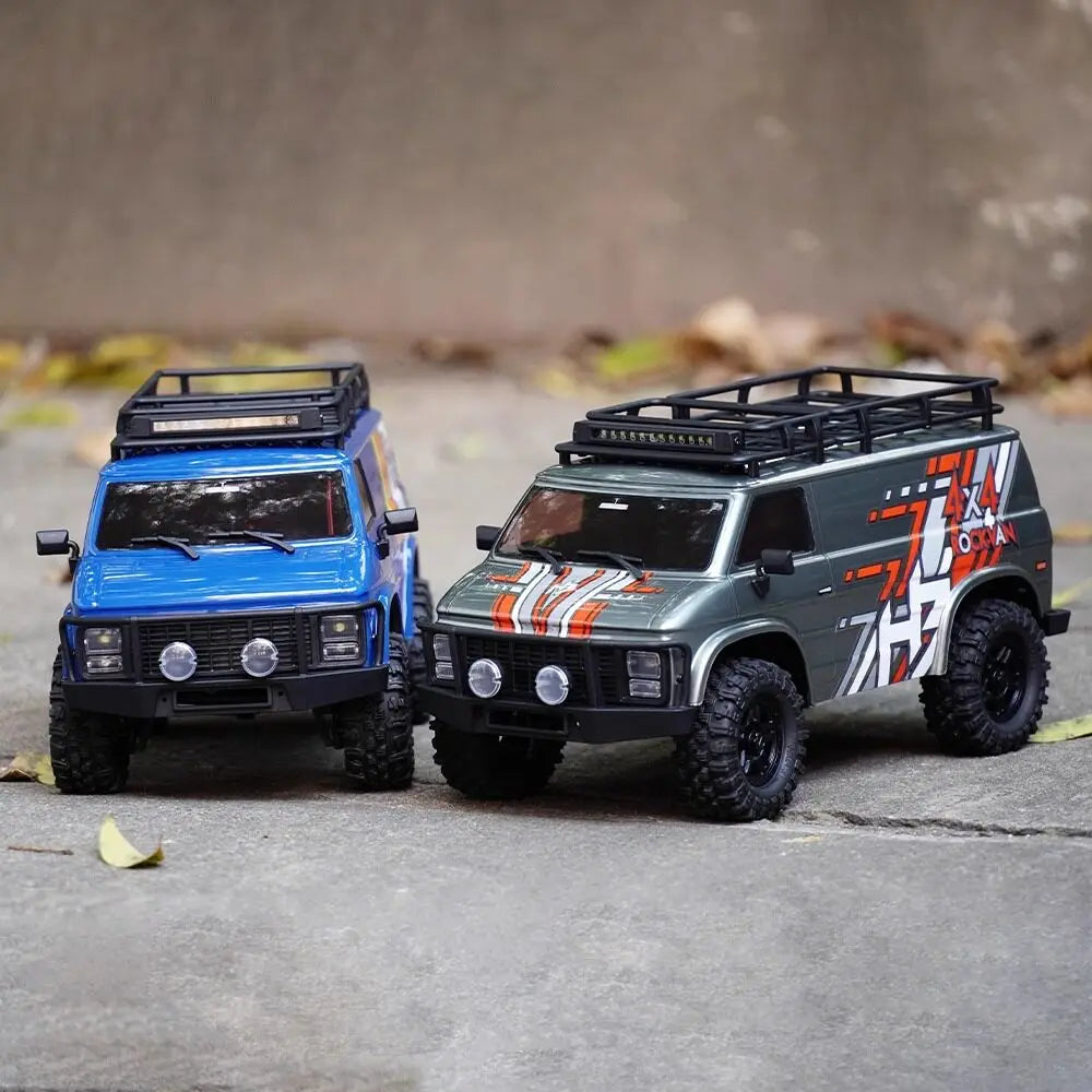 1/18 CR18P EVO V2 RC 4WD Van Brushed Simulation Crawler RTR with Controllable LED Lights Electric Rocking Toy Truck