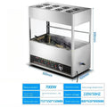 No Oil Fume Commercial Electric Environmental Protection Fryer Potato Twister Fritter  Frying Pan High Efficiency Large Capacity